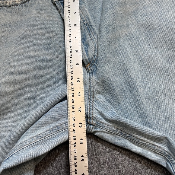 Agolde Criss Cross Relaxed Fit Jeans - Women's Size 31 - Blue - Picture 11 of 12